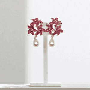Crimson Lily Dangles