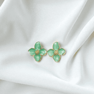 Mint Clover Studs thumbnail