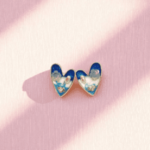 Aqua Love Studs