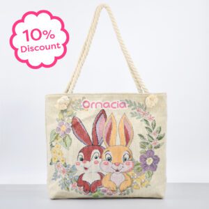 Rabbit Duo Tote