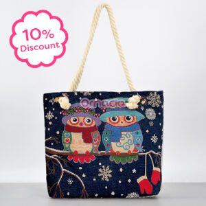 Blue Owl Tote