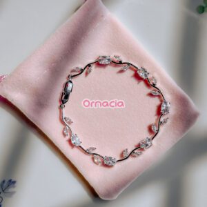 White Platinum Tulip Bracelet