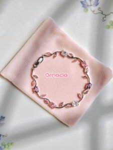 Amethyst Platinum Tulip Bracelet thumbnail