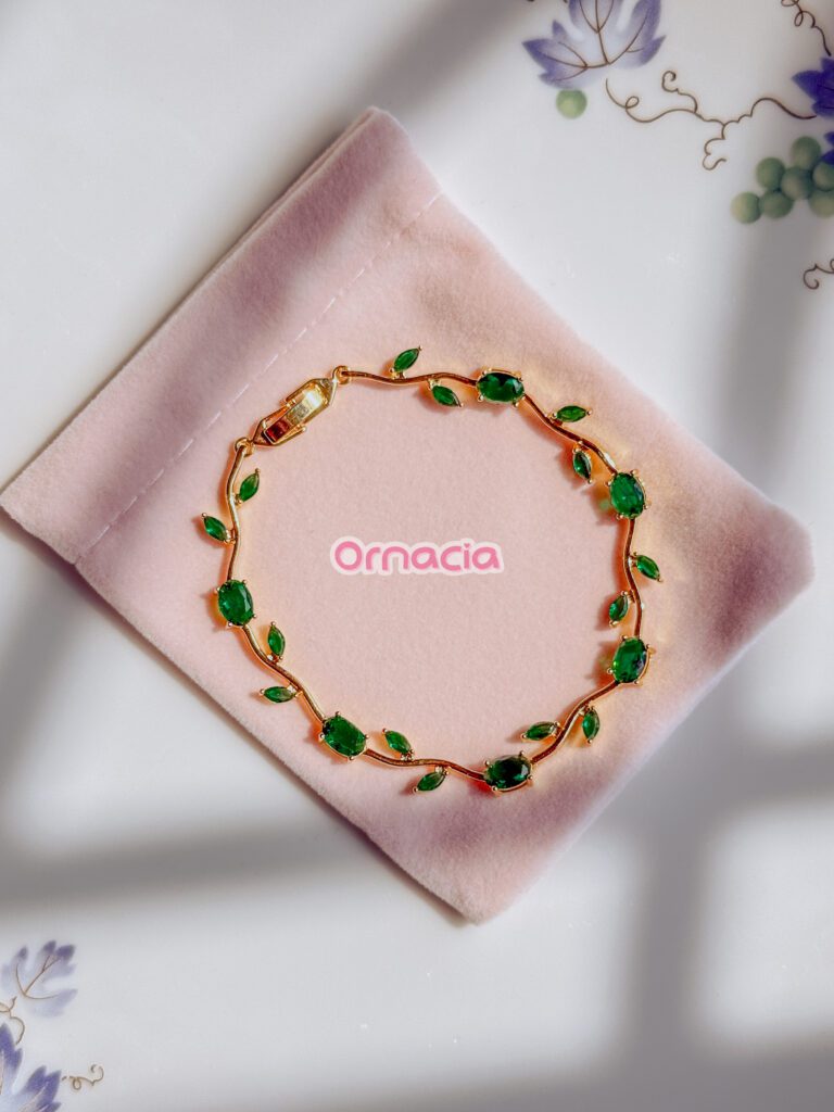 Green Gold Tulip Bracelet