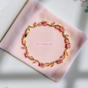 Pink Gold Tulip Bracelet