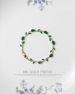 Green Gold Tulip Bracelet thumbnail