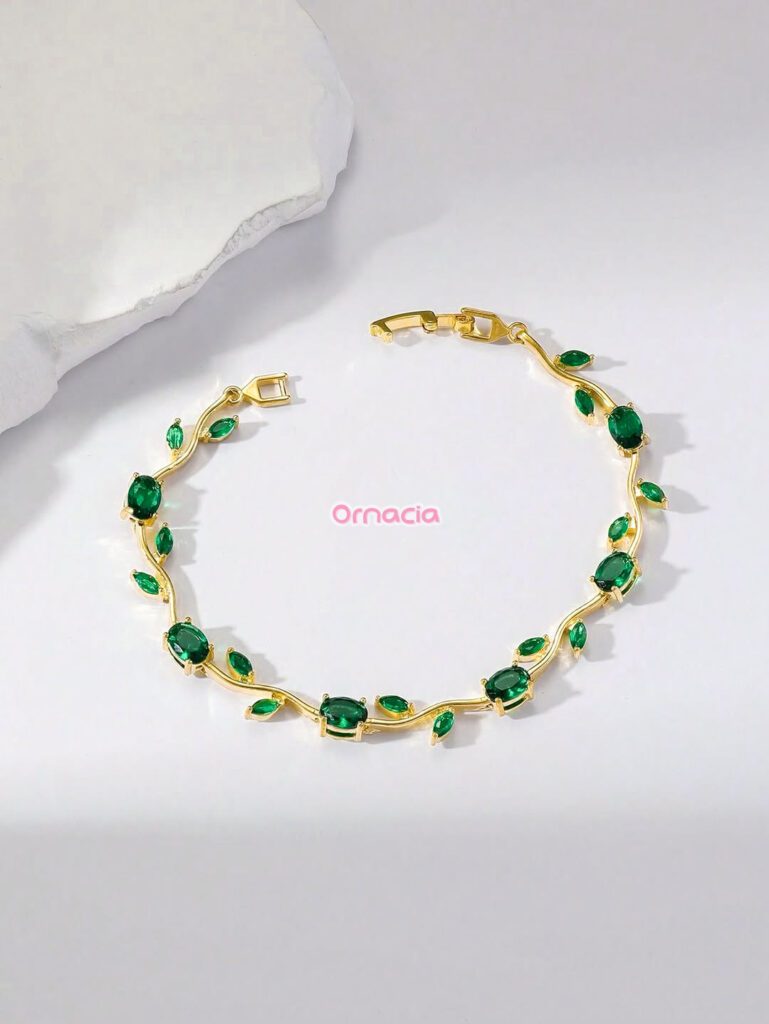 Green Gold Tulip Bracelet