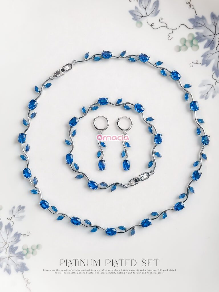 Blue Platinum Set