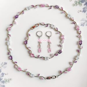 Amethyst Platinum Set