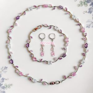 Amethyst Platinum Set