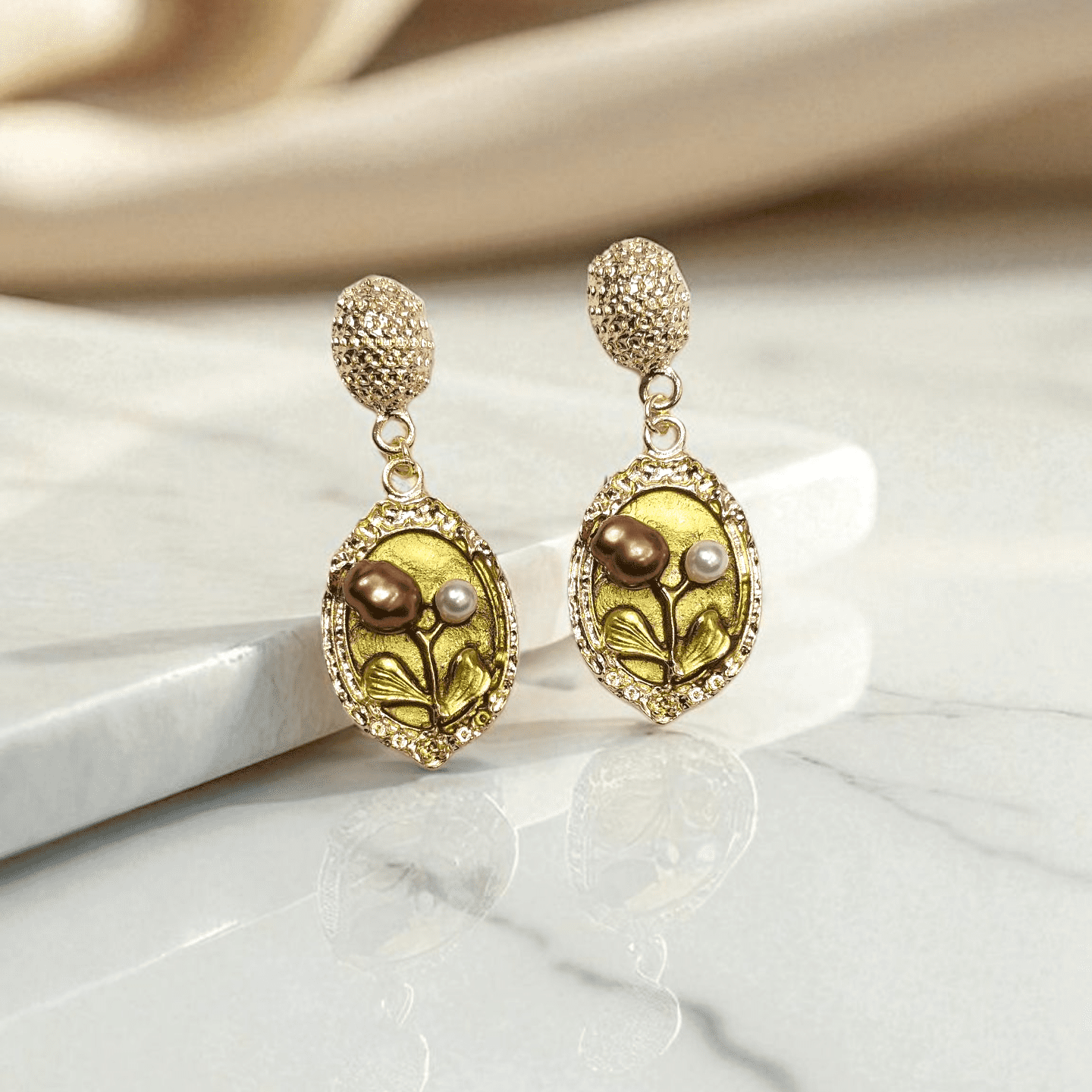 Ornate Meadow Earrings