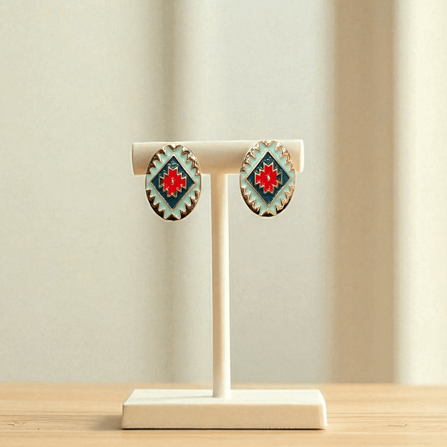 Boho Diamond Studs