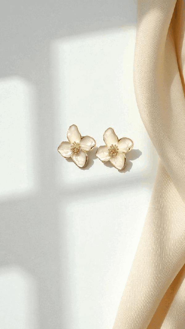 Jasmine Petal Earrings
