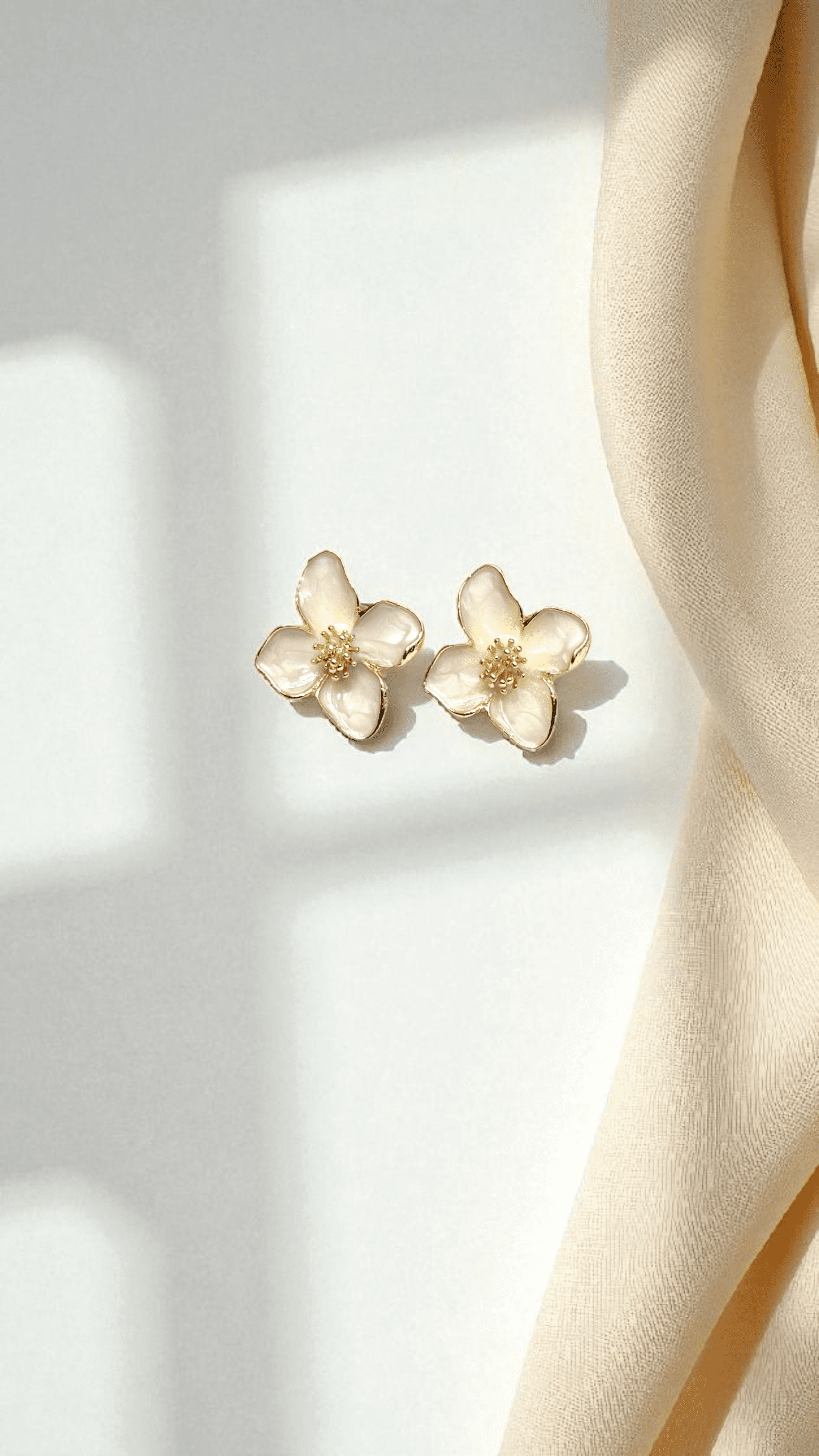 Jasmine Petal Earrings