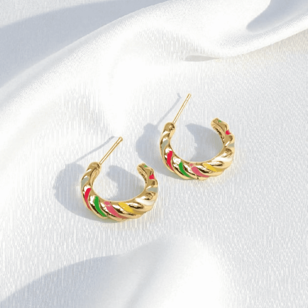 Candy Cane Hoops